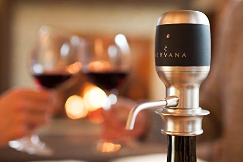 Aervana Original: Electric Wine Aerator and Pourer / Dispenser - Air Decanter - Personal Wine Tap for Red and White Wine