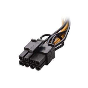 Cable Matters 2-Pack 6 Pin to 8 Pin PCIe Adapter Power Cable - 4 Inches