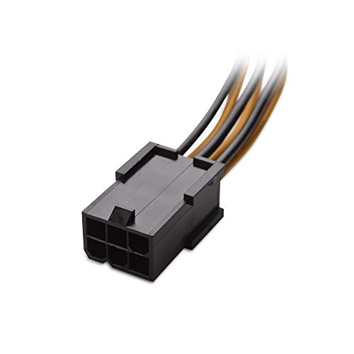 Cable Matters 2-Pack 6 Pin to 8 Pin PCIe Adapter Power Cable - 4 Inches