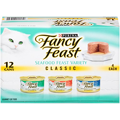 Fancy Feast Purina Classic Seafood Feast Variety Cat Food (Packaging may vary)