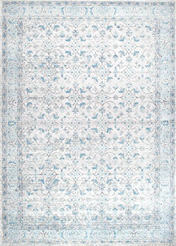 nuLOOM Rio Transitional Farmhouse Area Rug, 5' x 7' 5", Aqua