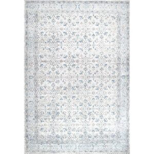 nuLOOM Rio Transitional Farmhouse Area Rug, 5' x 7' 5", Aqua