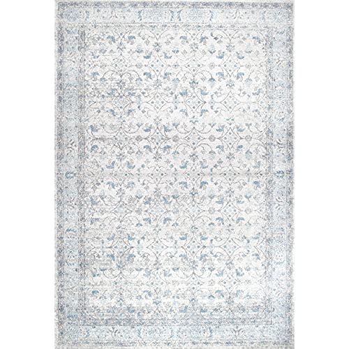 nuLOOM Rio Transitional Farmhouse Area Rug, 5' x 7' 5", Aqua