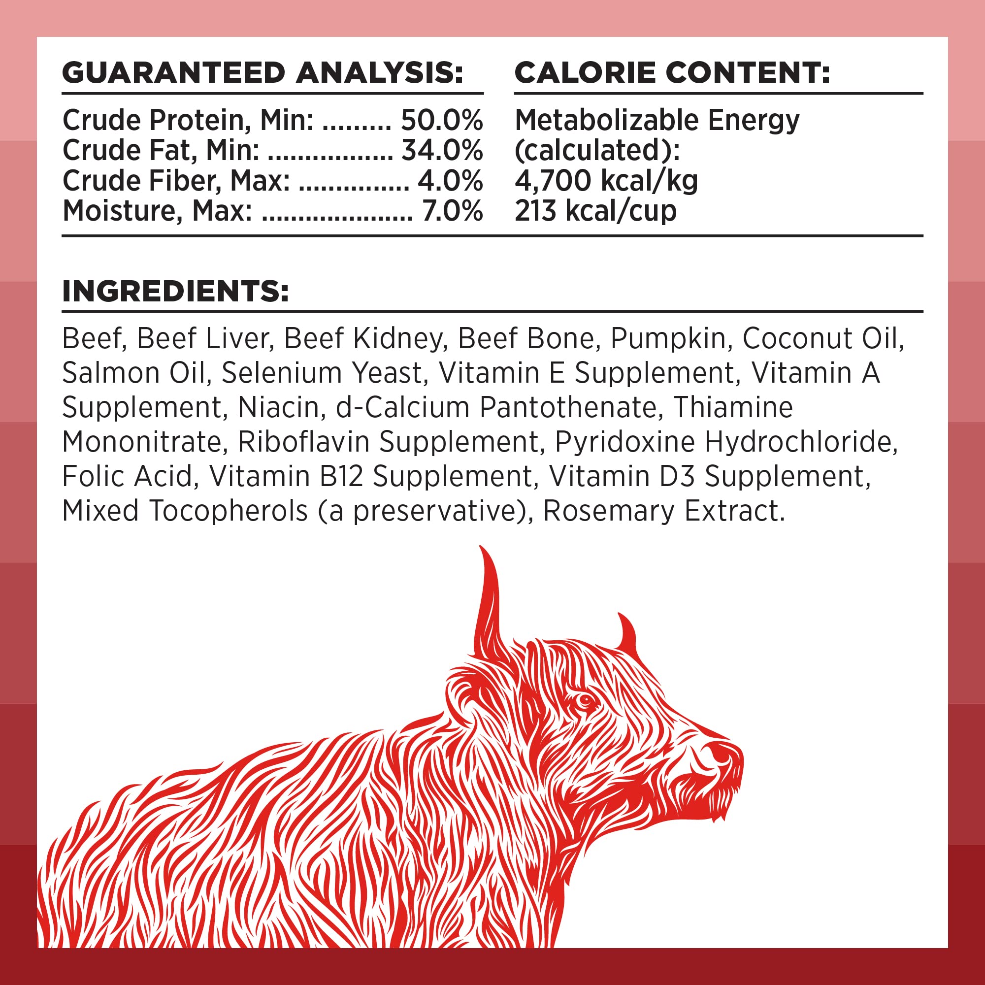 BIXBI Rawbble Freeze Dried Dog Food, Beef Recipe, 12 oz - 98% Meat and Organs, No Fillers - Pantry-Friendly Raw Dog Food for Meal, Treat or Food Topper - USA Made in Small Batches