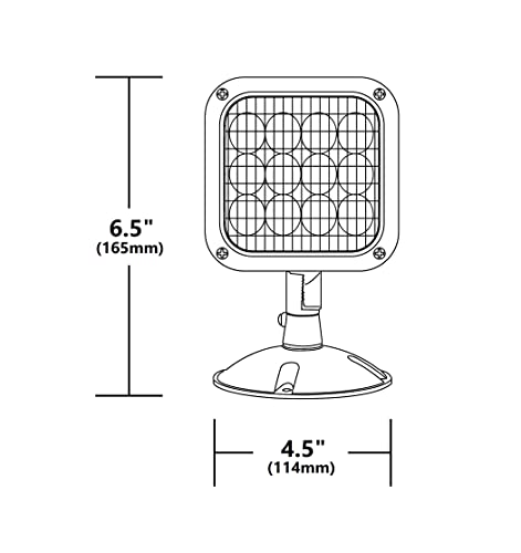 NICOR Lighting Wet Location Emergency LED Remote Light Fixture (ERL3-10) , Gray