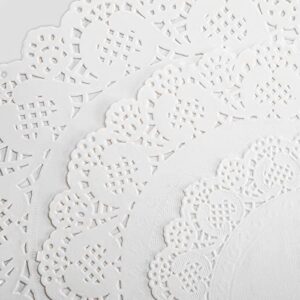 HAKSEN 36 PCS Paper Lace Doilies Combo,Pack 12 each 6.5", 8.5", 10.5"