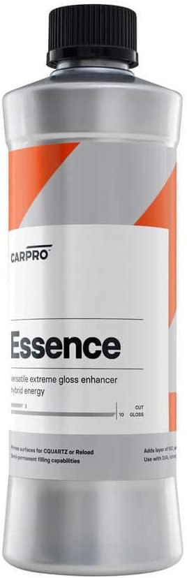 CARPRO Essence: EXTREME Gloss Primer - SiO2 Protection, Nano-Tech Quartz, Remove Swirls & Build Clear Coat Thicker, Primes Surface for CQUARTZ or Reload, High Gloss Durable Resins - 500ml (17oz)