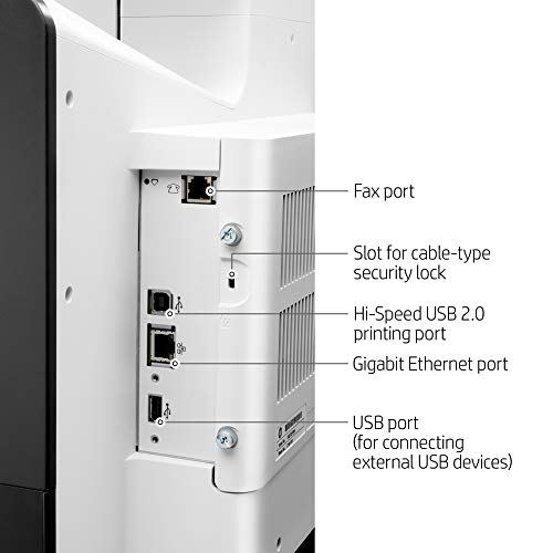 HP PageWide Enterprise Color Flow 586z Multifunction Duplex Printer with HP EveryPage and Pull-Out Keyboard (G1W41A)