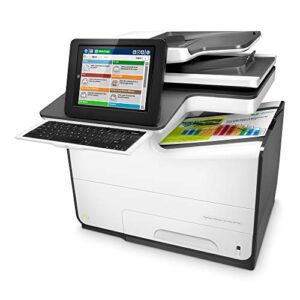 HP PageWide Enterprise Color Flow 586z Multifunction Duplex Printer with HP EveryPage and Pull-Out Keyboard (G1W41A)