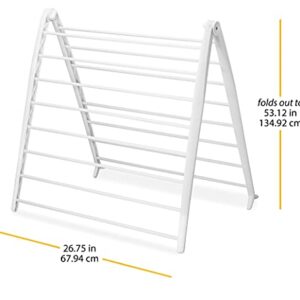 Whitmor Spacemaker Drying Rack, White