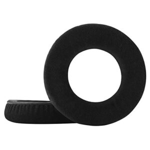 Geekria Comfort Velour Replacement Ear Pads Compatible with AKG K240, K240S, K240 Studio, K240 MKII, K241, K270, K271, K272 Headphones Earpads, Headset Ear Cushion Repair Parts (Black)