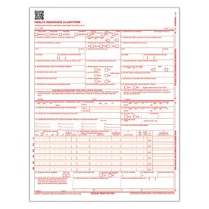 complyright cms 1500 healthcare billing form - 02/12, laser, 2500-count (cms12lc)