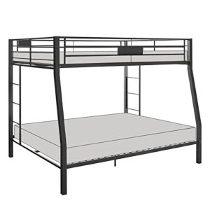 acme furniture limbra full xl/queen bunk bed - 38005 - sandy black.