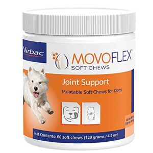 movoflex joint support soft chews for small dogs (60 count) | veterinarian formulated, gluten-free