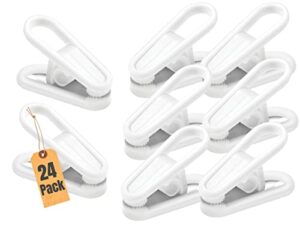 1inthehome multi-purpose hanger clips (24 count)