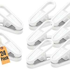 1InTheHome Multi-Purpose Hanger Clips (24 Count)