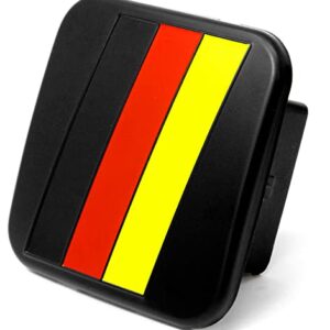 German Flag Trailer Hitch Cover Tube Plug Insert Fits 2" Receivers