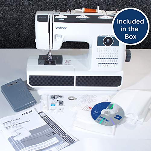 Brother Sewing Machine, ST371HD, 37 Built-in Stitches, 6 Included Sewing Feet, Free Arm Option