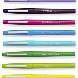 Paper Mate 1928605 Point Guard Flair Bullet Point Stick Pen, Assorted Colors, 7Mm, 12/Set (Pap1928605)