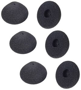 ecs replacement cone shape ear cushions for e62 transcription headsets and olympus e61, includes 3 pairs