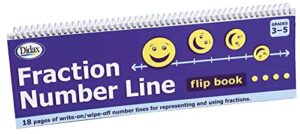 didax educational resources fraction# line flip book math resource, 12 x .50 x 4.38 inches
