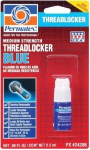 permatex 24206 medium strength threadlocker blue .08 oz bottle