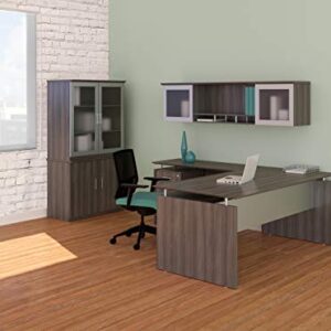 Mayline MNDS72LGS Medina Straight Edge Desk, 72 in, Gray Steel