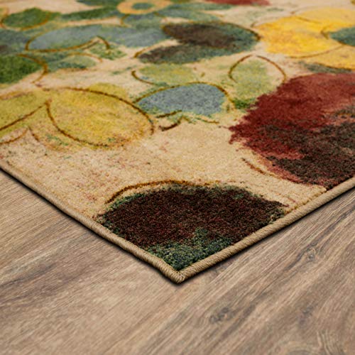 Mohawk Home Wildflower Area Rug, 2 ft x 3 ft 4 in, Light Multi