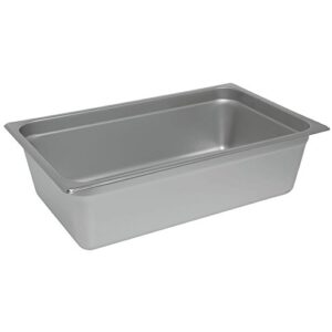 hubert® steam table pan hotel pan full size stainless steel - 6"d