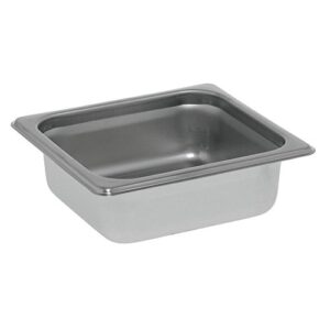 hubert® steam table pan hotel pan 1/6 size stainless steel s - 2 1/2" d