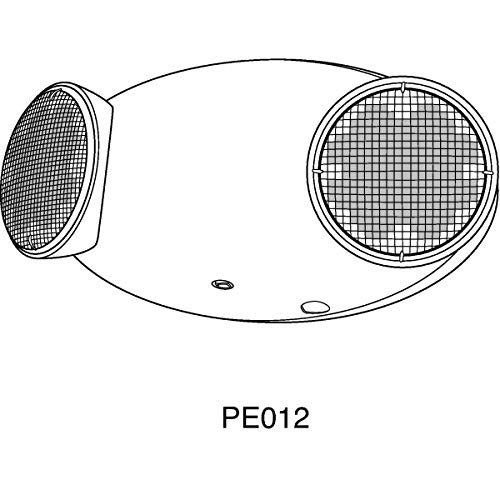 Progress Commercial PE2EU-30-RC LED Emergency Light, White