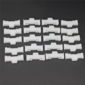 hobbypark servo extension safety cable connector clips wire lead lock nylon for rc models (20-pack)
