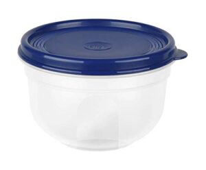 emsa "superline" high food storage container, 20.30 oz, blue