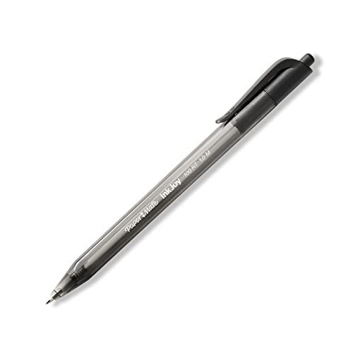 Paper Mate InkJoy 100RT Retractable Ballpoint Pens, Medium Point, Black, 16 Pack (1952705)