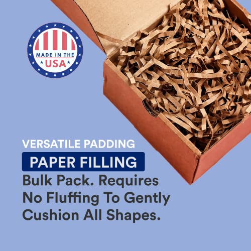 BOX USA Crinkle Paper 10 lb. White, 1-Pack | Packaging Paper for Shipping, Moving, and Storage Supplies