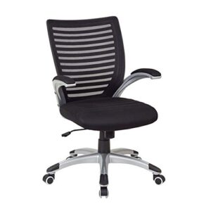 Work Smart Mesh Seat and Screen Back Managers Chair, Purple