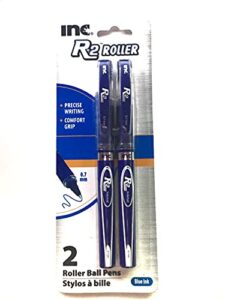 ink pen r2 rollerball pen 1 unit - 2 pens blue