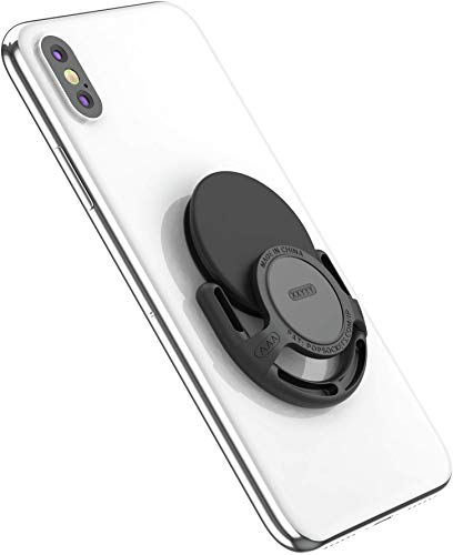 PopSockets: Collapsible Grip & Stand for Phones and Tablets - Black & Mount