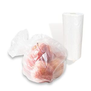 perforated produce bags 12" x 20" clear case of 4 rolls (3000 bags)