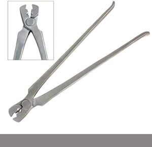 farrier nail puller vanadium steel farrier tool in dull finish