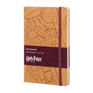 moleskine limited edition harry potter notebook, hard cover, large (5" x 8.25") ruled/lined, 240 pages