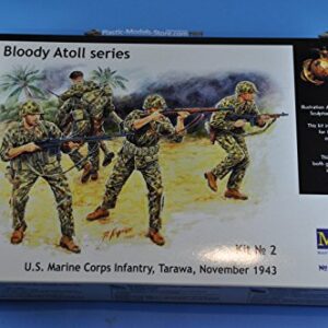 Masterbox Bloody Atoll US Marine Corps Infantry Tarawa, November 1943 1/35 Master Box 3543