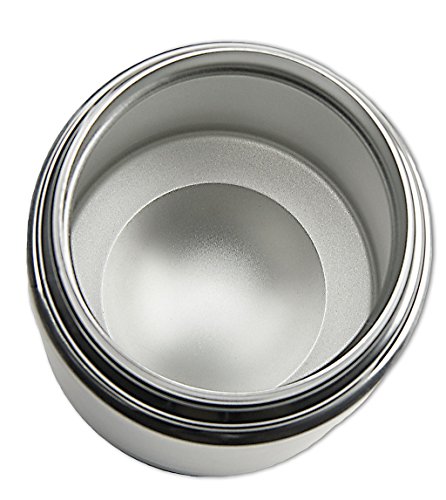 Isosteel Vacuum Food Container, Stainless Steel, Silver, 10 x 15 x 20 cm