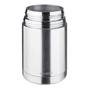 Isosteel Vacuum Food Container, Stainless Steel, Silver, 10 x 15 x 20 cm