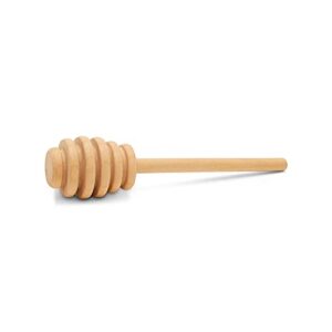 Wooden Honey Dippers 4 Inch, Pack of 6 Honey Dipper Sticks for Party Favors, Décor, and Food Boards, by Woodpeckers