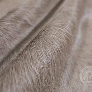 Genuine Taupe Cowhide Rug 6 x 7-8 ft. 180 x 240 cm