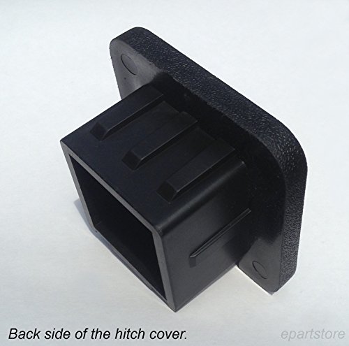 US USA American Metal Flag Trailer Hitch Cover Tube Plug Insert (Fits 2" Receivers, Black & White Flag)