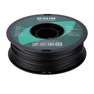 eSUN 3mm Black PLA PRO (PLA+) 3D Printer Filament 1KG Spool (2.2lbs), Actual Diameter 2.85mm +/- 0.05mm, Black