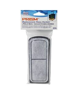 penn-plax water-world replacement filter media cartridges for prism nano aquariums – 2-pack