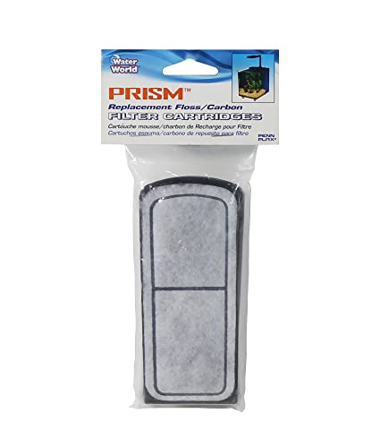 Penn-Plax Water-World Replacement Filter Media Cartridges for Prism Nano Aquariums – 2-Pack